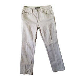 Levi's 505 Jeans 12M Light Grey Beige 32x29  Straight Leg Jean Pants